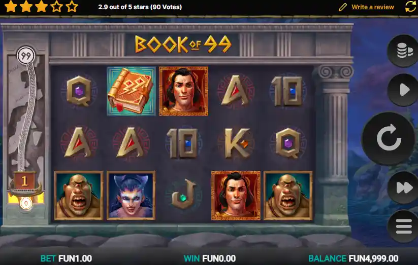 Book of 99 Slot