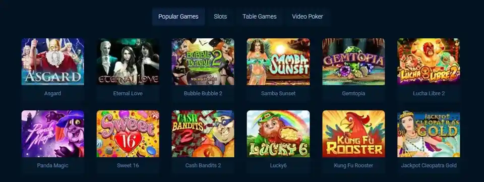 Punt Casino Games