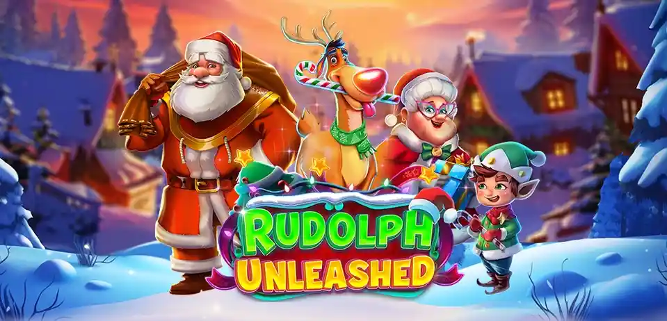 Rudolph Unleashed Christmas slot game