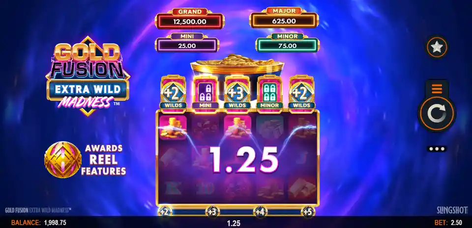 Gold Fusion Extra Wild Madness Slot