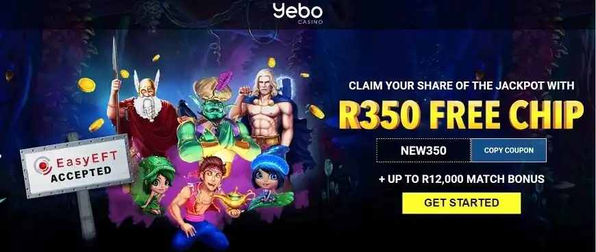 Yebo r350 no deposit bonus